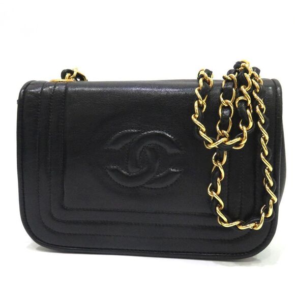 Chanel Leather Mini Chain Shoulder Bag AB - Picture 1 of 10